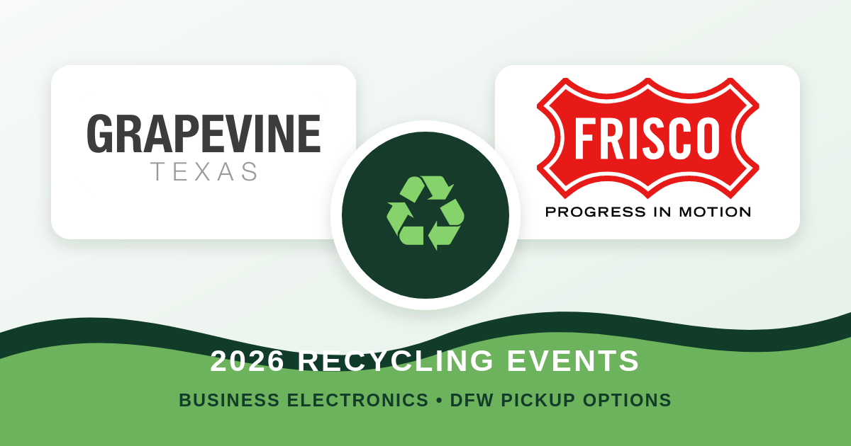 Grapevine & Frisco Recycling Events: 2026 Guide